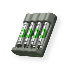 USB batterijlader GP B441 4 x RECYKO AAA 850 mAh
